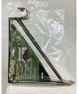 2 PACK!! Stanley Heavy Duty Shelf &amp; Rod Brackest, Satin Nickel Plated, W... - $17.09