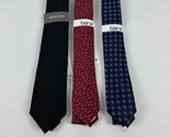 Michael Kors, Bar III Mens Lot of 3 Silk/Polyester Ties Assorted-OS - $25.99