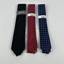 Michael Kors, Bar III Mens Lot of 3 Silk/Polyester Ties Assorted-OS - $25.99