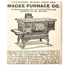 Magee Furnace Co Stoves Ranges 1885 Advertisement Victorian Cooking ADBN... - $19.99