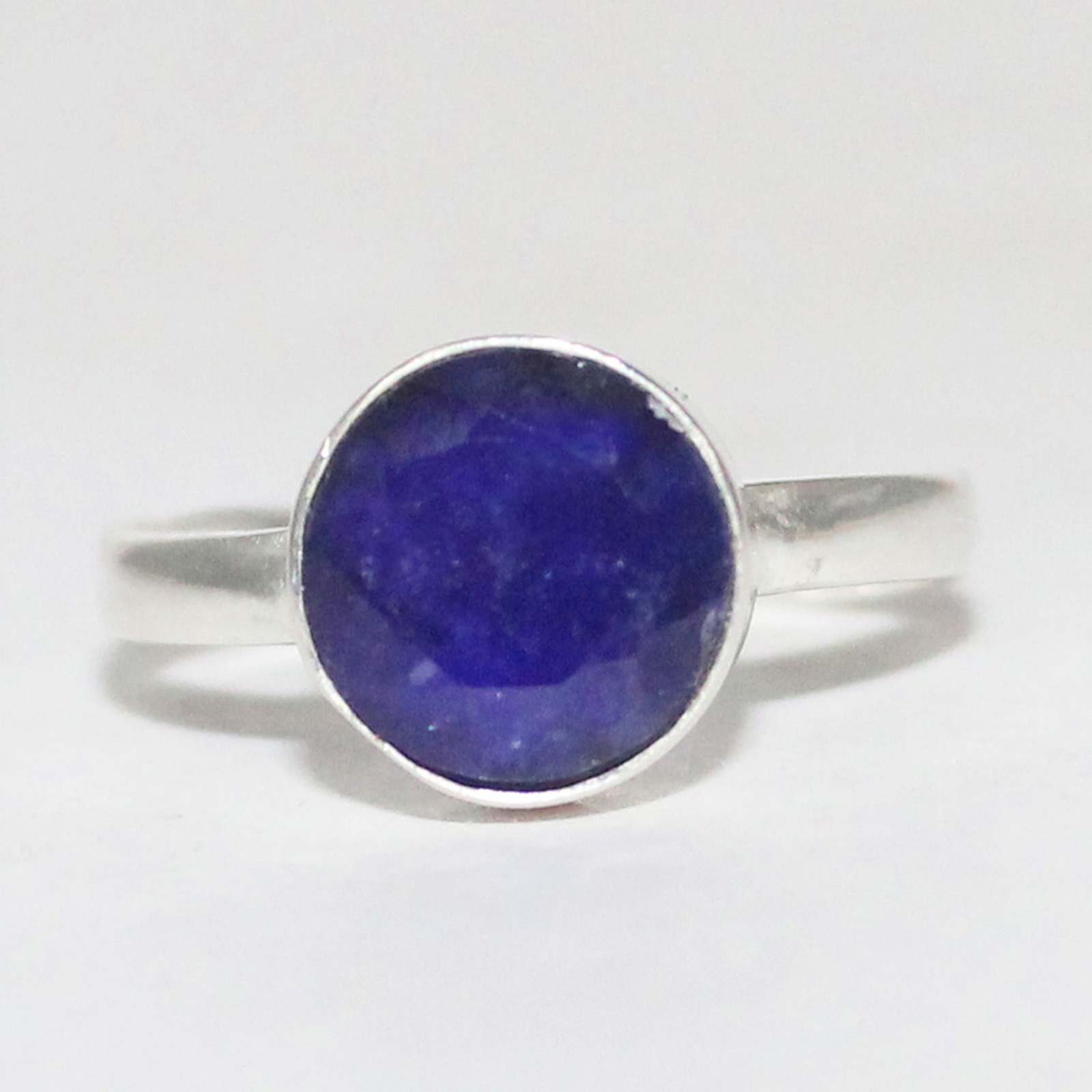 Amazing NATURAL INDIAN BLUE SAPPHIRE Gemstone Ring, Birthstone Ring, 925 Sterlin - $27.01