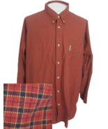 Columbia Men Dress Shirt sz 3XB long sleeve plaid check 31 pit to pit vt... - $29.69