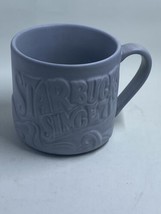 Starbucks 2016 Raised Mermaid Siren Coffee Mug Cup Gray Since 1971  - $13.81