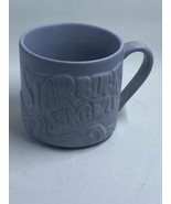 Starbucks 2016 Raised Mermaid Siren Coffee Mug Cup Gray Since 1971  - £10.81 GBP