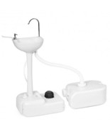 Camping Hand Wash Station Basin Stand with 4.5 Gallon Tank - Color: White - €143,71 EUR