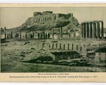 Hamburg American Line Cruise 1914 Picture Card Wonderful Ruins at Athens... - $17.82