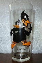 Glass 1973 Looney Tunes Daffy Duck Pepsi Collectors Series Blk Lettering Euc - £16.52 GBP