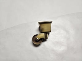 Waterstreet Brass Square Cup Caster 1-1/4&quot; dia. wheel Lt Antique Finish - $19.99