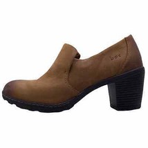 Born BOC Slip On Ankle Boots Size 10 US Brown Leather Bootie Womens - £23.35 GBP