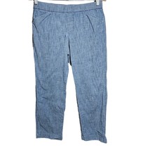 Blue Denim Pull On Pants Size 4 Petite  - £19.33 GBP