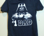 #1 Dad Darth Vader T Shirt Black Small Sh1 - $4.94