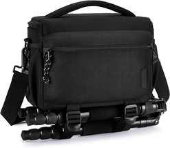Bagsmart Small Camera Case With Tripod Holder, Compact Camera Shoulder, Black - £35.37 GBP