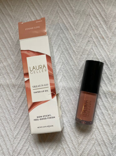 LAURA GELLER Treat-n-Go Tinted Non-Stick Hydrating Lip Oil in Crunch Time NEW - $10.99