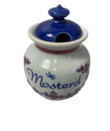 Vintage Doesburgsche Mosterd Ceramic Mustard Jar with Lid, Netherlands - $13.02 CAD