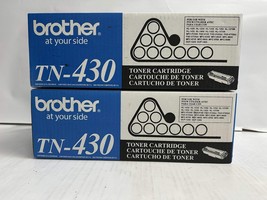 2 New Genuine Brother DCP-1200,HL-1030, FAX-4750 Black Toners TN-430, TN430 - $110.24 CAD