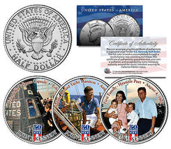 John F Kennedy First Family 2014 50th Anniversary Jfk Half Dollar Us 3-Coin Set - £14.99 GBP