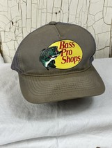 Vtg Bass Pro Shops Gray Mesh Trucker Hat Snapback Cap Rigida Fishing Unisex  - £14.61 GBP