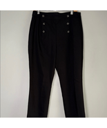 Express Black Trousers Professional Straight-Leg Design - $365.65 MXN