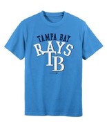 MLB Tampa Bay Rays Boys Short Sleeve T-Shirt Size L10/12   NWT - £14.93 GBP
