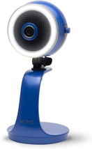  HD Pro All in One Webcam with Mic and Ring Light in Royal Blue 1080p HD C - £45.48 GBP