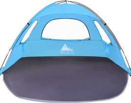 Nxone Beach Tent Sun Shade Shelter For 2-4 Person With Uv Protection, Extended - £33.41 GBP