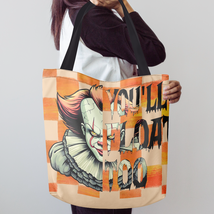 Pennywise the Clown | &quot;You&#39;ll Float Too&quot; IT Horror Tote Bag | Stephen King - $656.51 MXN