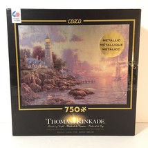 Thomas Kinkade The Sea Of Tranquility 750 piece Jigsaw Puzzle Artist Met... - £13.20 GBP