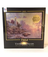 Thomas Kinkade The Sea Of Tranquility 750 piece Jigsaw Puzzle Artist Met... - $16.81