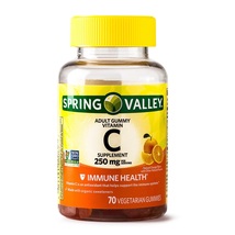 Spring Valley Vitamin C Gummy Immune Health 250mg 70 Gummies - £18.13 GBP