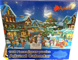 Puzzle advent calendar 2024 Christmas Puzzle, 1008 Pieces Jigsaw Puzzle - $7.80