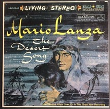 Mario Lanza - The Desert Song (Romberg) VINYL LP RCA/Victor LSC 2440 - £32.22 GBP