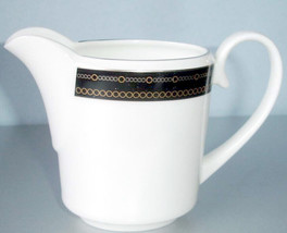 Vera Wang With Love Noir Creamer 8oz Black Platinum Gold New No Box - $32.57