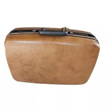 Samsonite Luggage CarryPak 46 Hard Shell Profile Suitcase 20&quot; Tan Brown Vintage - £19.75 GBP