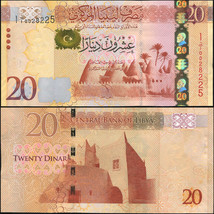 Libya. Banknote 20 dinars. ND (2013). Unc. Paper. Cat# P.79a - £44.46 GBP