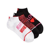 allbrand365 designer Womens No Show 3 Pack Socks,Multi/Space Dye Size On... - $15.96