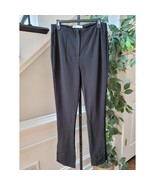 Zara Black Trousers Women&#39;s Size L Slim Fit Cotton Blend Work Office Pants - $494.76 MXN