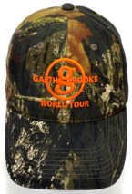 Garth Brooks Hat Mens Camo World Tour - OSFA - Mossy Oak Strapback - Vtg - £7.52 GBP