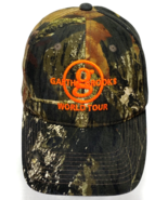 Garth Brooks Hat Mens Camo World Tour - OSFA - Mossy Oak Strapback - Vtg - $188.62 MXN