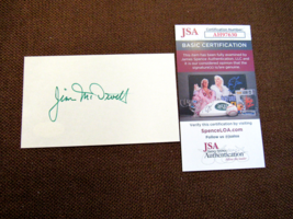 James Jim Mcdivitt Apollo 9 Astronaut Signed Auto Vintage Index Card Jsa Beauty - $197.99