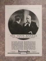 Vintage 1927 Burroughs Adding Machines Full Page Original Ad 422 - £5.30 GBP