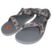 Teva Sandals Mens Gray Original Universal Hiking Trail Strappy Sports Quick Dry - £44.10 GBP