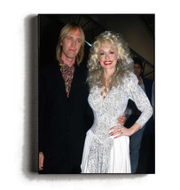 Rare Framed Hi-Res Tom Petty Dolly Parton Vintage Photo. Jumbo Giclée Print - £15.16 GBP