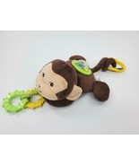 Garanimals Monkey Lovey Rattle Teether 85928 Plush 9&quot; Baby Toy B305 - $9.99