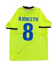 Barcelona 2008/09 Away Jersey with Iniesta 8 printing // FREE SHIPPING - £47.05 GBP