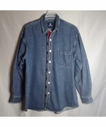 Vintage Karl Kani Shirt Shacket Mens 50&quot; Chest Long Sleeve Denim Western... - $746.53 MXN