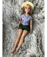 Barbie Blonde Curvy Park Ranger Doll + Outfit, Hat No Shoes Or Belt Career - $336.54 MXN