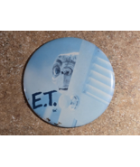 E.T.-1982 GENUINE UNIVERSAL CITY STUDIOS PIN BUTTON PHONE HOME MOVIE OVE... - $35.86 CAD