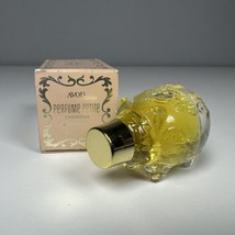 Vintage Avon Perfume Petite Miniature Pig Full Bottle Charisma New in Box - $9.89