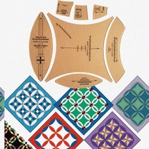 &quot;RingMaster Quilting Set: 17&quot; Double Wedding Ring Templates &amp; Rulers&quot; - $81.13