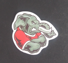 Elephant Wearing Red Shirt Wild Angry Animal Sticker 2&quot; x 2.25&quot; (H) - $1.64